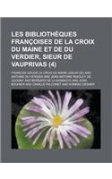 Les Bibliotheques Francoises de La Croix Du Maine Et de Du Verdier, Sieur de Vauprivas (4)