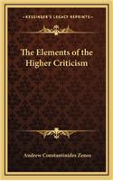 The Elements of the Higher Criticism