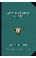 Afterthoughts (1889)