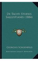 De Taciti Studiis Sallustianis (1884)