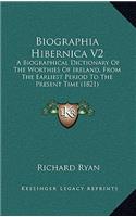 Biographia Hibernica V2: A Biographical Dictionary Of The Worthies Of Ireland, From The Earliest Period To The Present Time (1821)(English)