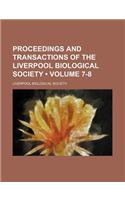 Proceedings and Transactions of the Liverpool Biological Society (Volume 7-8)