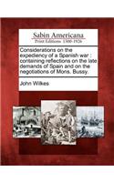 Considerations on the Expediency of a Spanish War