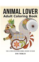 Animal Coloring Book for Adults