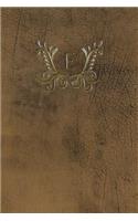 Monogram "E" Journal: (5 Monogram Buffalo 365 Lined)
