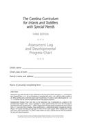 Carolina Curriculum for Infants and Toddlers with Special Needs (Ccitsn) Assessment Log and Developmental Progress Chart
