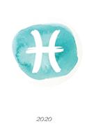Aquarius 2020 diary - A5 diary week to view - Monthly overview - Monthly and weekly top 3 things to do - Week by week planner -150 pages - Star Sign/Horoscope design