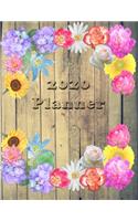 2020 Planner: Daily Weekly and Monthly Planner - January 2020 to December 2020 - Organizer & Diary - To do list - Notes - Month's Focus - Elegant Country cover wi