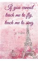 If you cannot teach me to fly, teach me to sing