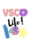 VSCO Life: SKSKSK And I oop Save The Turtles Notebook With Funny Trendy Popular Meme. 8.5 x 11 Lined College Ruled Notepad Journal Gift With Soft Matte Cover F