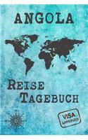 Angola Reise Tagebuch: Notizbuch liniert 120 Seiten - Reiseplaner zum Selberschreiben - Reisenotizbuch Abschiedsgeschenk Urlaubsplaner