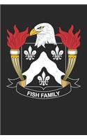 Fish: Fish Coat of Arms and Family Crest Notebook Journal (6 x 9 - 100 pages)