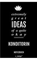 Notizbuch für Konditoren / Konditorin