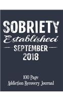 Sobriety Established September 2018