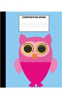 Owl Composition Book