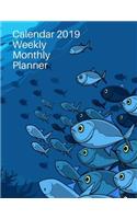 Calendar 2019 Weekly Monthly Planner