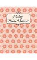 Weekly Meal Planner: 52 Week Undated Food Planner / Diary / Log / Journal with Menu Prep, Grocery List, and Recipe Notes