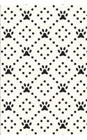 Dog Pattern - Paws and Dots Decoration: Blank Lined Notebook for Dog Lovers and Pet Owners