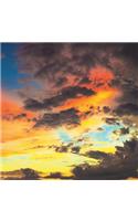 Colorful Sky Blank Book Grid Lined Journal (8x8; w 1/4 Grid)