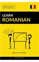 Learn Romanian - Quick / Easy / Efficient