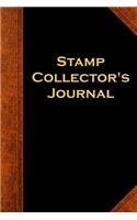 Stamp Collector's Journal Vintage Style: (Notebook, Diary, Blank Book)