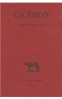 Ciceron, Correspondance