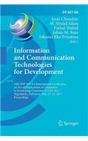 Information and Communication Technologies for Development