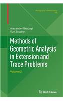 Methods of Geometric Analysis in Extension and Trace Problems