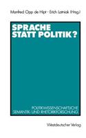 Sprache Statt Politik?