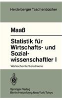 Statistik Für Wirtschafts- Und Sozialwissenschaftler I