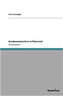 Bundesstaatsreform in Österreich