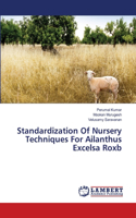 Standardization Of Nursery Techniques For Ailanthus Excelsa Roxb