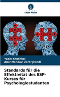 Standards für die Effektivität des ESP-Kurses für Psychologiestudenten