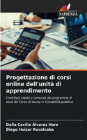 Progettazione di corsi online dell'unità di apprendimento