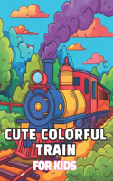 Cute colorful train