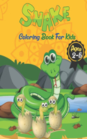Snake Coloring Book For Kids Ages 2-5: Snake Coloring Book for Kids . 40 Snake design