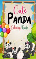 Cute Panda Coloring Book