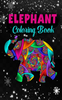 Elephant coloring book