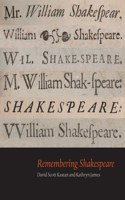 Remembering Shakespeare