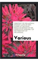 Session Laws of 1890-1905: Passed at the 1st-8th Regular Session of the Legislative Assembly of ...
