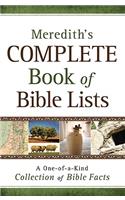 Meredith's Complete Book of Bible Lists