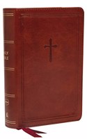 Nkjv, Reference Bible, Compact, Leathersoft, Brown, Red Letter Edition, Comfort Print