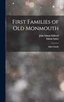 First Families of Old Monmouth