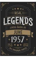 Real Legends were born in June 1957