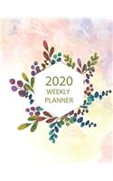 2020 Weekly Planner: One Year, Monthly Calendar Planner, Business, 12 Months for Academic Agenda Schedule Weekly Action Plan Organizer Logbook, 8.5" x 11", 50 Pages