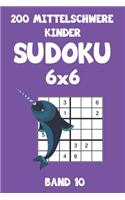 200 Mittelschwere Kinder Sudoku 6x6 Band 10