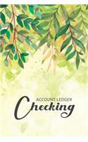 Checking Account Ledger