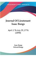 Journal Of Lieutenant Isaac Bangs