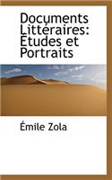 Documents Litt Raires: Tudes Et Portraits