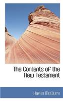 The Contents of the New Testament